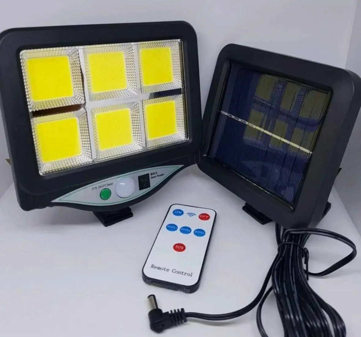LED — вуличний світильник SL-F120 на сонячних батареях, автономний вологостійкий із датчиком руху для двору – фото 6