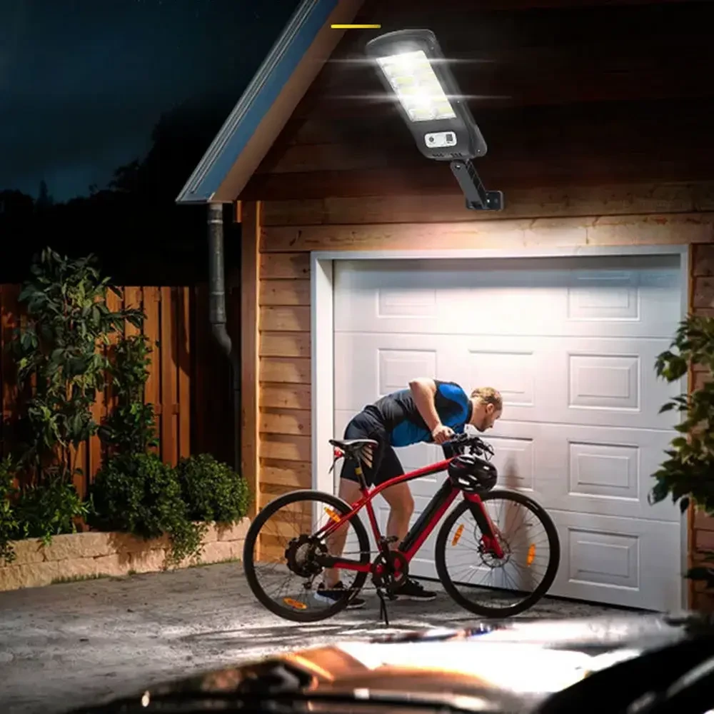 Вуличний ліхтар на сонячній батареї LED Solar Street Light BK-128B-12COB з датчиком руху та пультом – фото 8