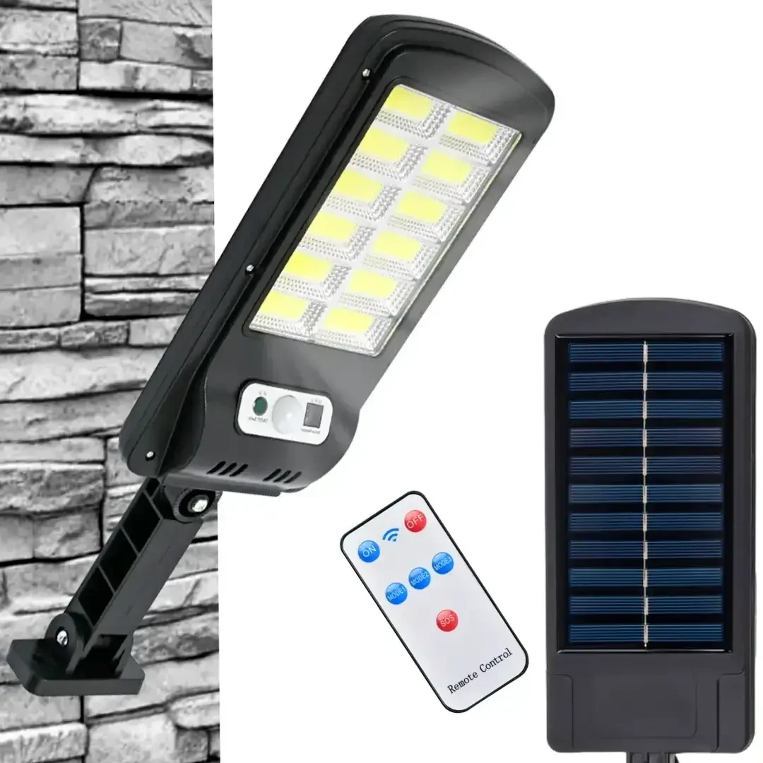 Вуличний ліхтар на сонячній батареї LED Solar Street Light BK-128B-12COB з датчиком руху та пультом – фото 5