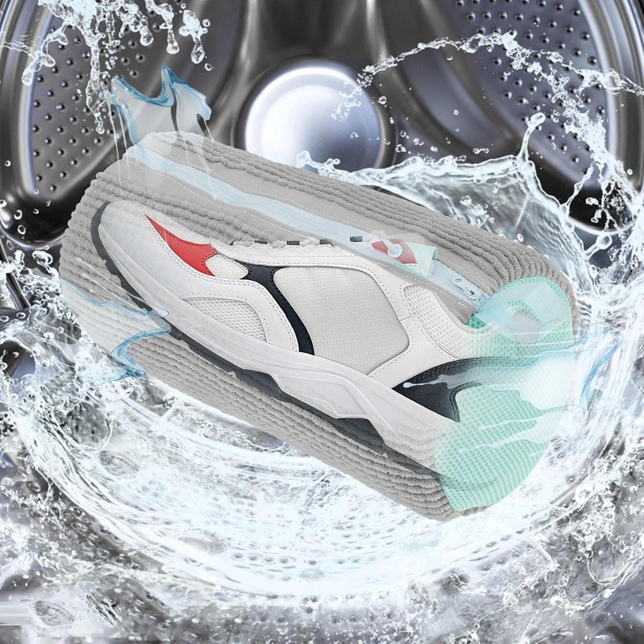 Мішок для прання взуття в пральній машині для 1 пари взуття DO-22 – фото 6