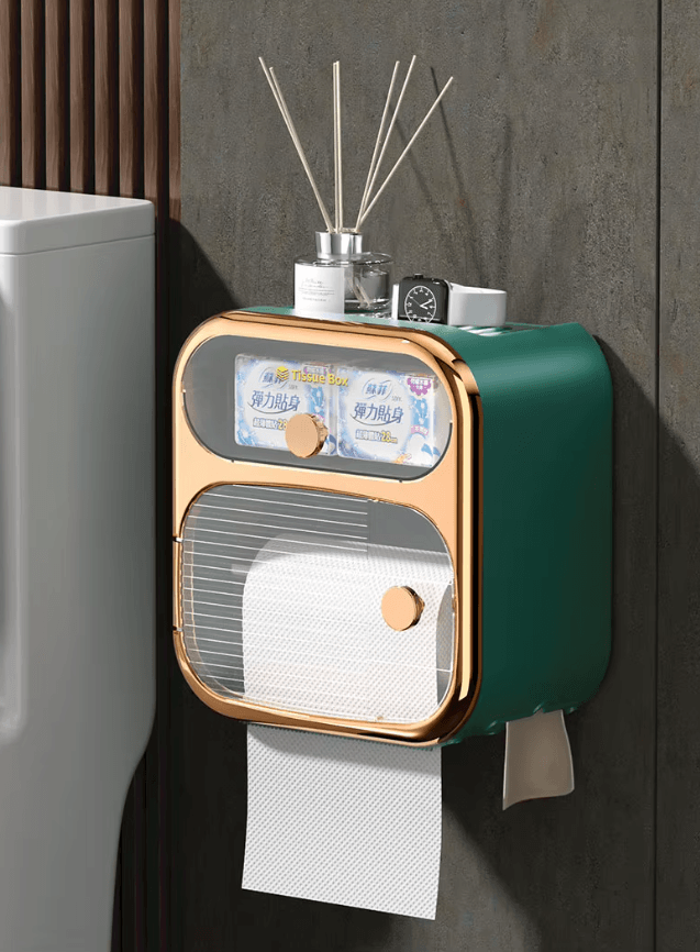 Тримач для туалетного паперу Toilet Paper Holder GREEN Стильний і практичний аксесуар для ванної кімнати – фото 2