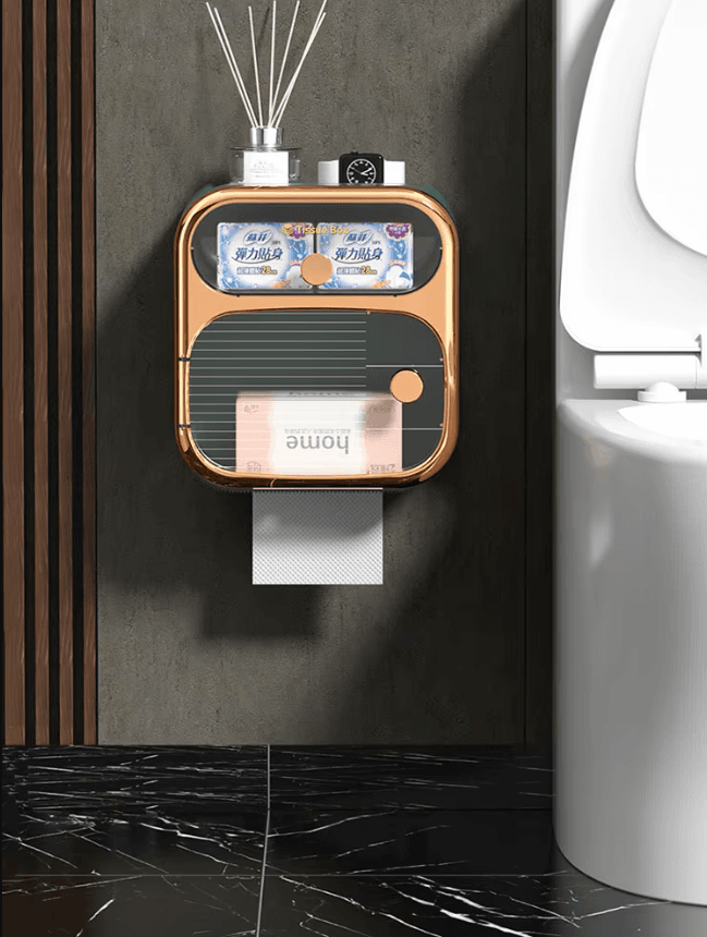 Тримач для туалетного паперу Toilet Paper Holder GREEN Стильний і практичний аксесуар для ванної кімнати – фото 4
