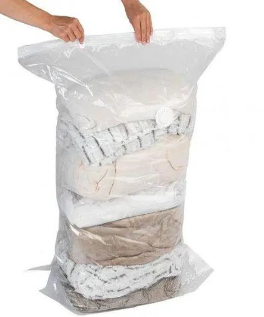 Вакуумний пакет 1 штук для одягу та речей зберігання VACUM BAG Sanasia 70х100 см – фото 1