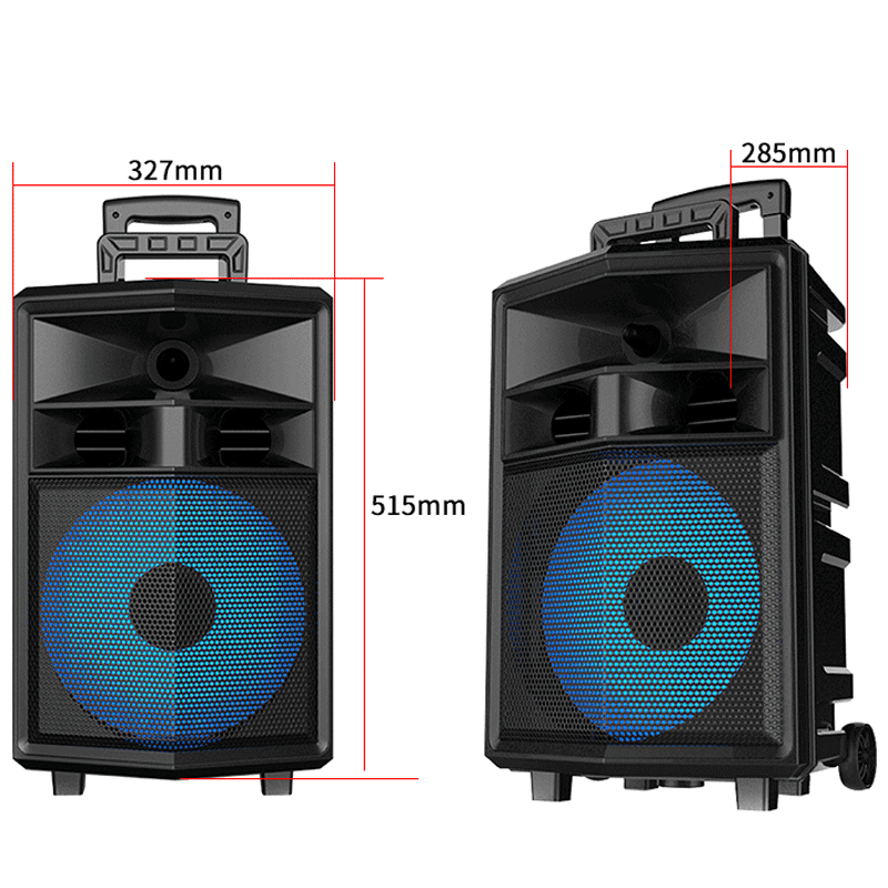 Портативна колонка ZQS-12130, Bluetooth, караоке, micro SD, мапа, aux, usb 2 мікрофони – фото 3