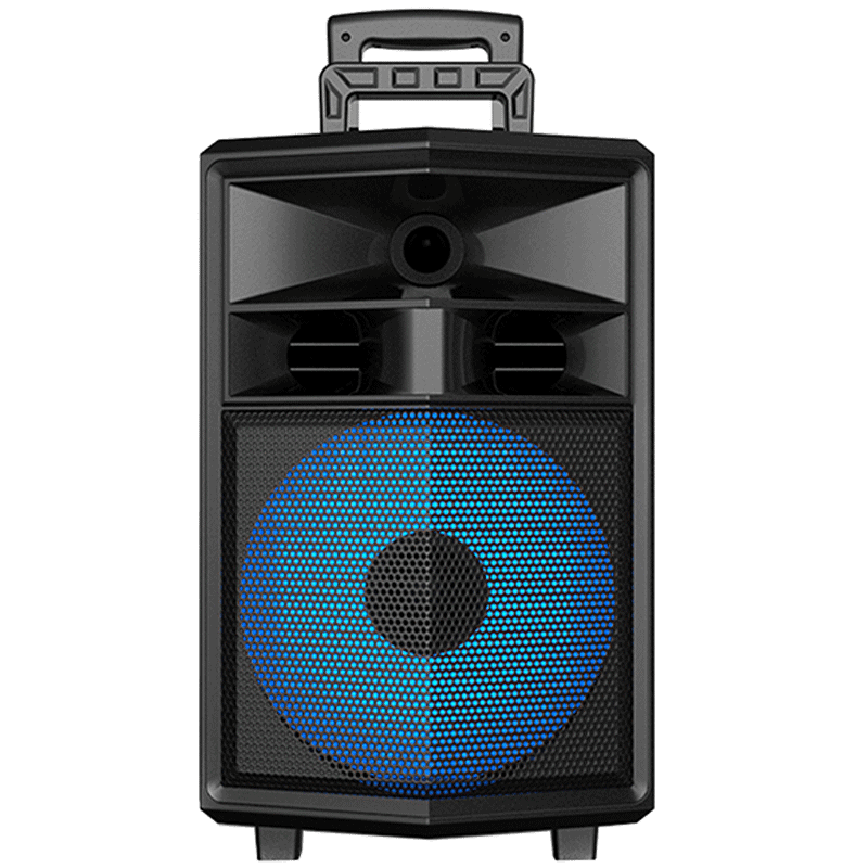 Портативна колонка ZQS-12130, Bluetooth, караоке, micro SD, мапа, aux, usb 2 мікрофони – фото 1