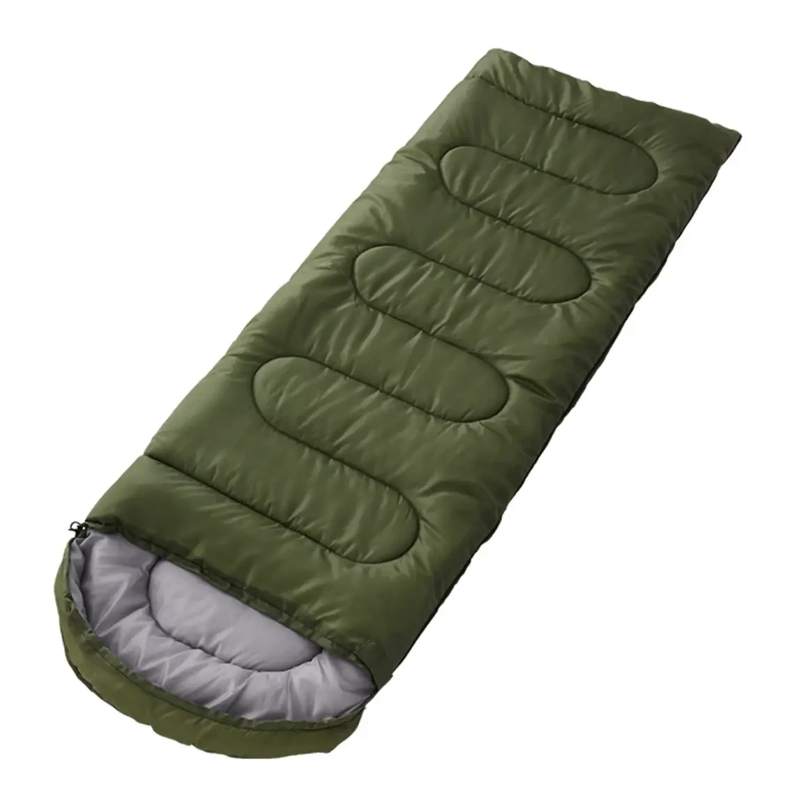 Широкий утеплений спальний мішок до -25 °C 200×60 см Спальник на холофайбері водонепроникний – фото 1