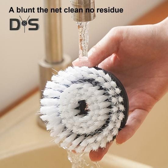 Електричний обертовий скребок для душу, плитки для ванни, бездротова щітка для чищення 8 насадок – фото 9