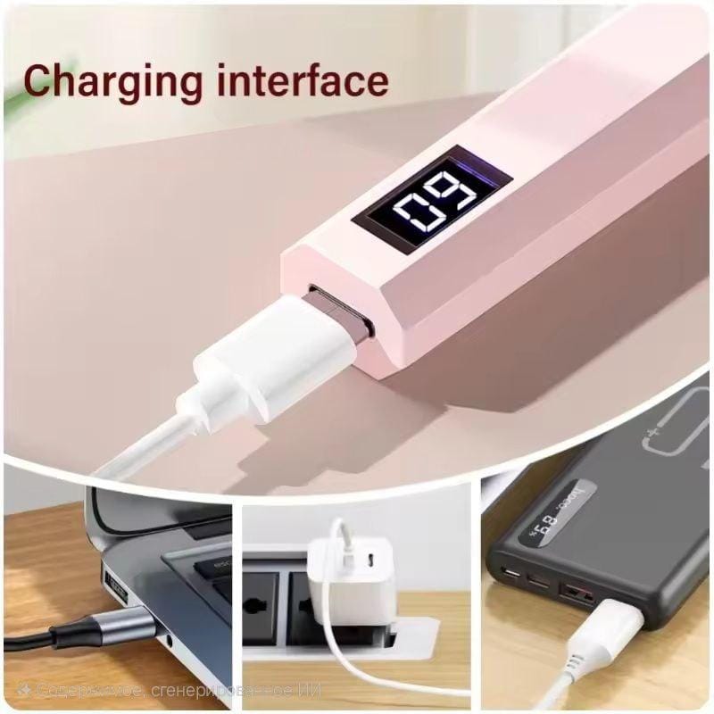 Ультрафіолетова світлодіодна лампа для нігтів USB AND 1-44 Рожевий – фото 4