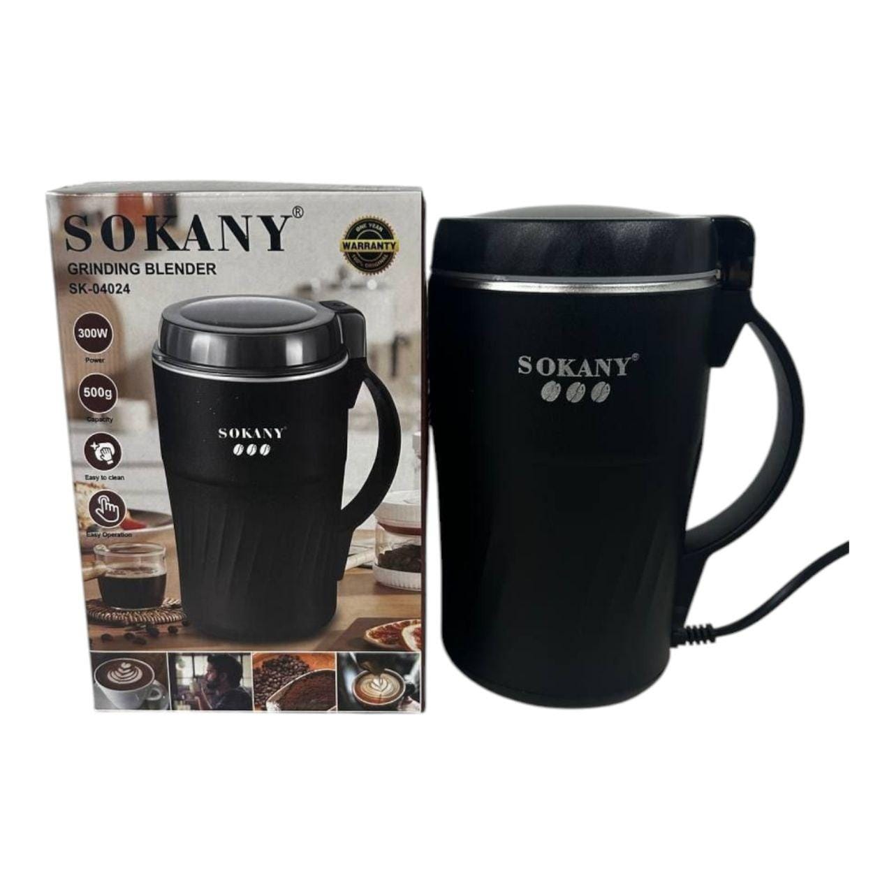 Кавомолка електрична SOKANY SK-04024 300 Вт 500 г – фото 1