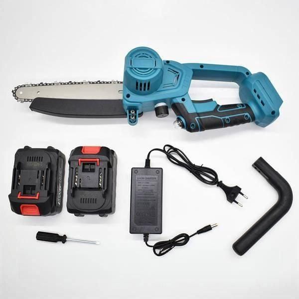Акумуляторна мінімізова Electric chain saw 8 дюймів + 2 акумулятори 48V Мініпила садова – фото 2
