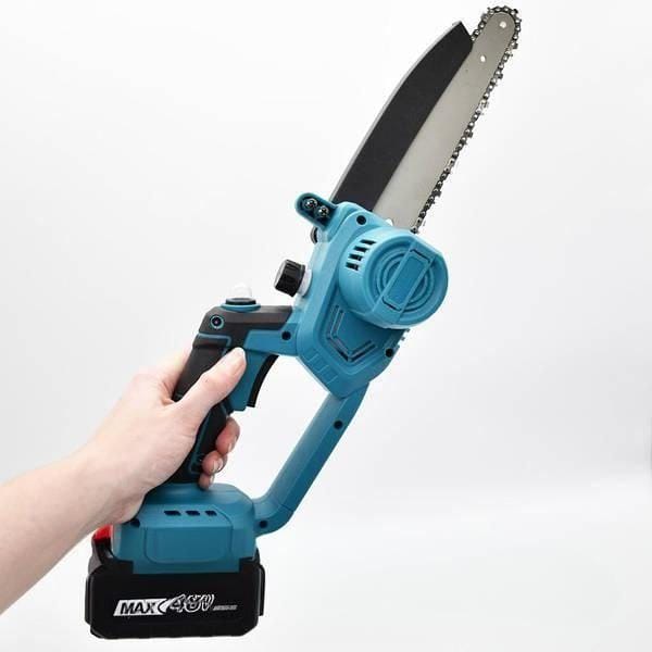Акумуляторна мінімізова Electric chain saw 8 дюймів + 2 акумулятори 48V Мініпила садова – фото 1