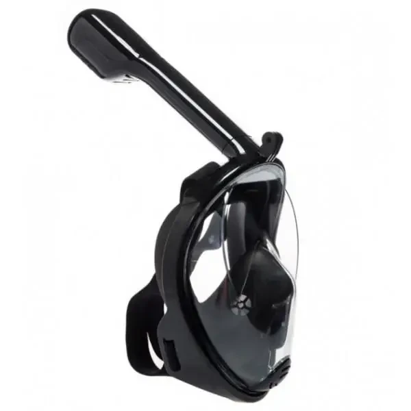 Маска для підводного плавання дайвінгу Tribord Easybreath Black Водолазна маска кріпленням для камери – фото 1