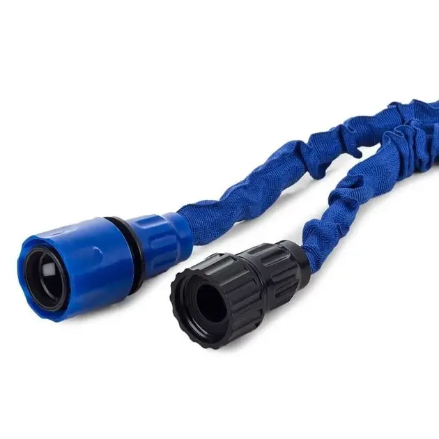 Шланг садовий 120 м для поливу з розпилювачем 7 режимів роботи V-HOSE PRO Синій – фото 8