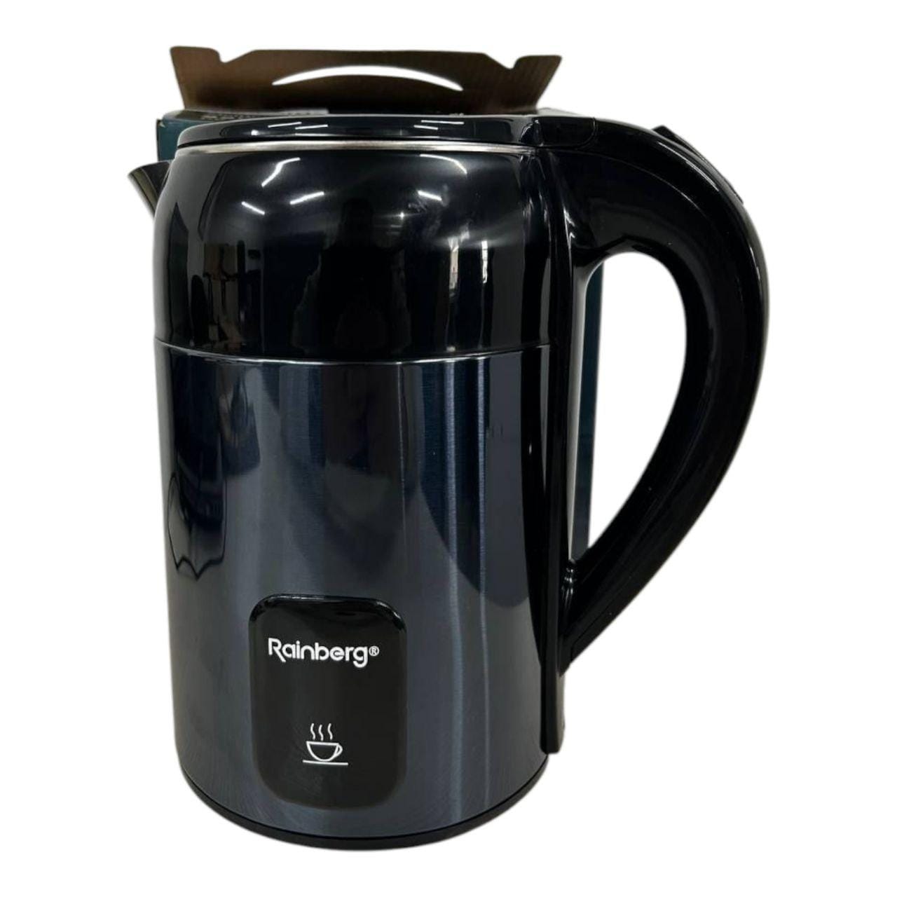 Чайник електричний Синій Rainberg RB-2300 з неіржавкої сталі 2200 Вт 1,8 л – фото 1