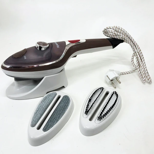 Ручний відпарювач для одягу Rainberg RB-6314 2000 Вт із двома змінними насадками, парова щітка