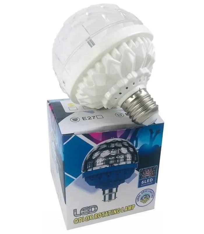 Світлодіодне дисколампа в патрон COLOR ROTATING LAMP E27 – фото 1