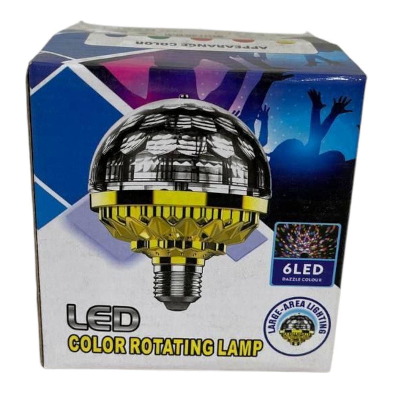 Світлодіодне дисколампа в патрон COLOR ROTATING LAMP E27 – фото 5