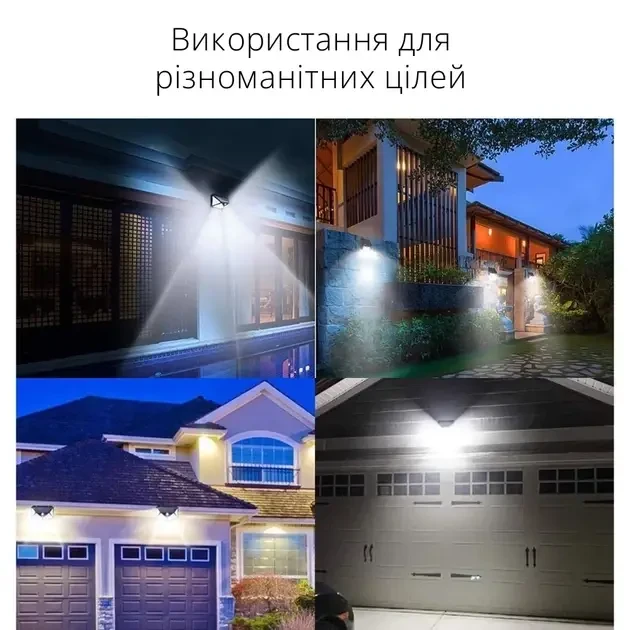 Вуличний світильник світлодіодний LED прожектор із датчиком руху Wall lamp LF-1728A – фото 3