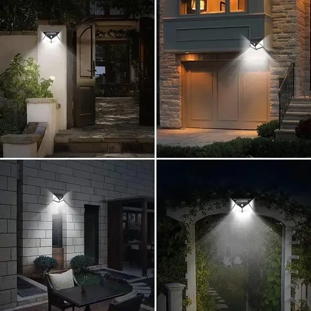 Вуличний світильник світлодіодний LED прожектор із датчиком руху Wall lamp LF-1728A – фото 2
