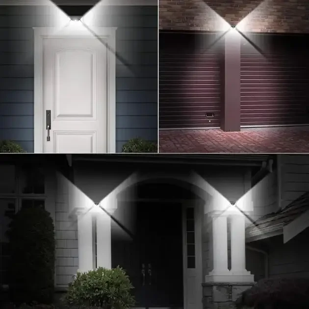 Вуличний світильник світлодіодний LED прожектор із датчиком руху Wall lamp LF-1728A – фото 4