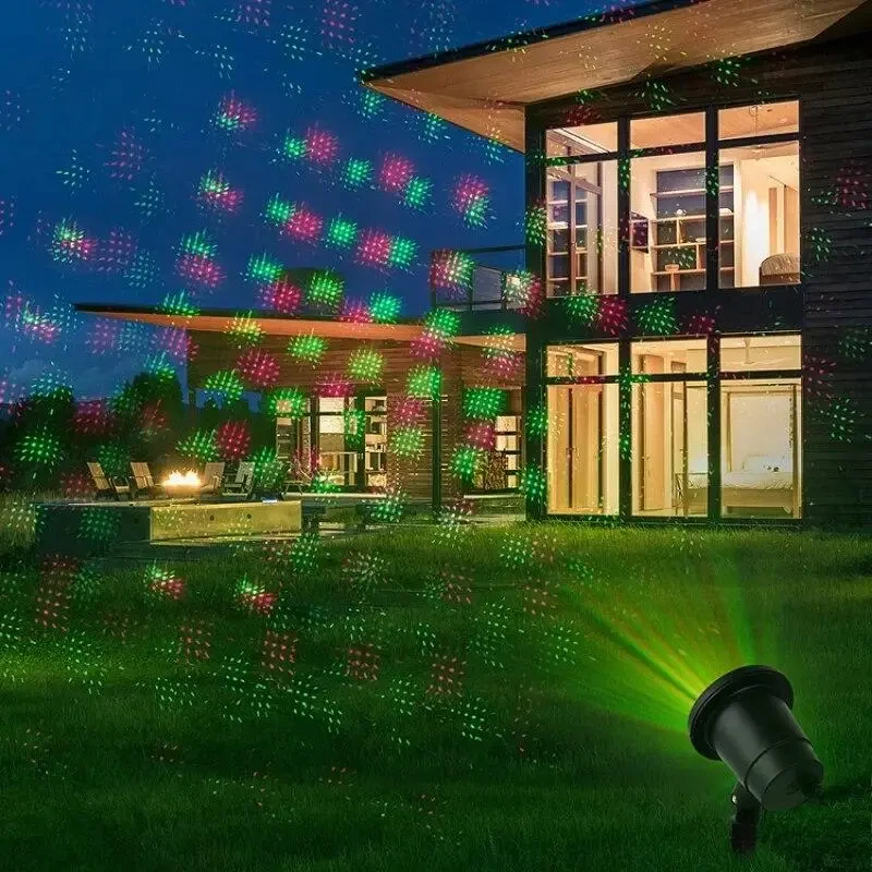 Вуличний лазерний проєктор Outdoor Laser Light з металевого водонепроникного корпусу – фото 3