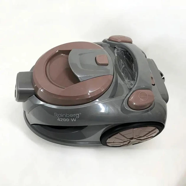 Пилосос Контейнерний Без Мішка Rainberg RB-653 4200W Коричневий – фото 1
