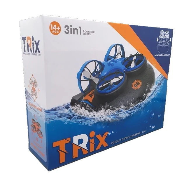 Дрон машинка-тертер 2в 1 Радіокерований квадрокоптер Trix K2 2в1 Дитяча іграшка всюдихід на пульті – фото 6