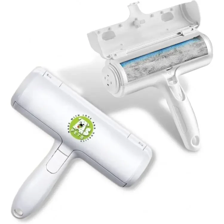 Щітка для збирання та видалення шерсті тварин Біла Pet Hair Remover Roller ролик із контейнером для чищення – фото 1