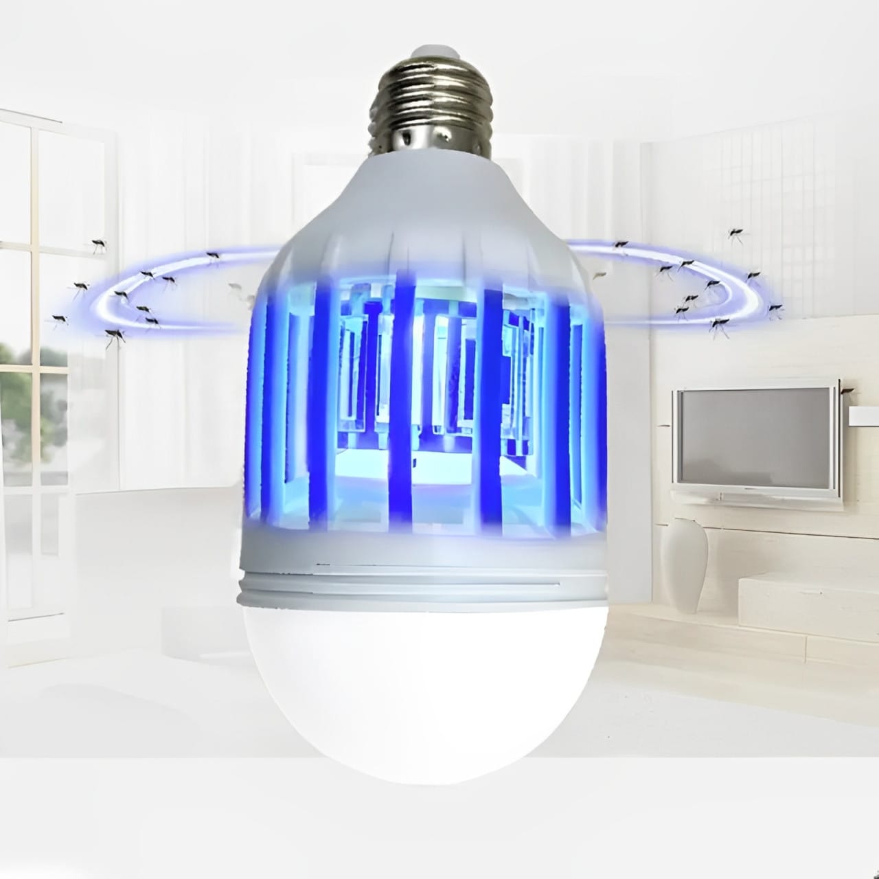 Лампочка відлякувач від комарів ZappLight AND LY-577, світлодіодна лампа знищувач комах
