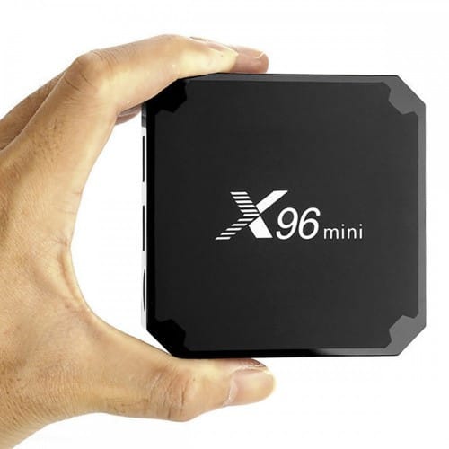 Приставка смарт тв бокс smart tv box x96 mini 4-ядерна 2 Гб/16Гб андроїд 7.1.2 чорний 4K – фото 2