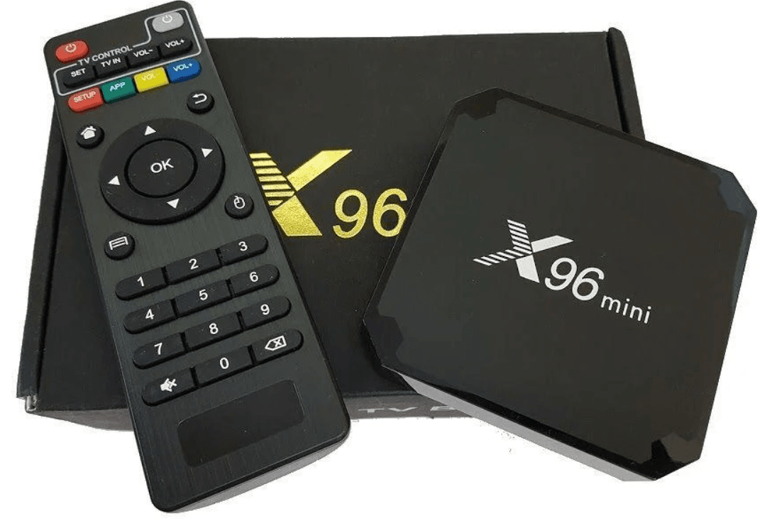 Приставка смарт тв бокс smart tv box x96 mini 4-ядерна 2 Гб/16Гб андроїд 7.1.2 чорний 4K – фото 1