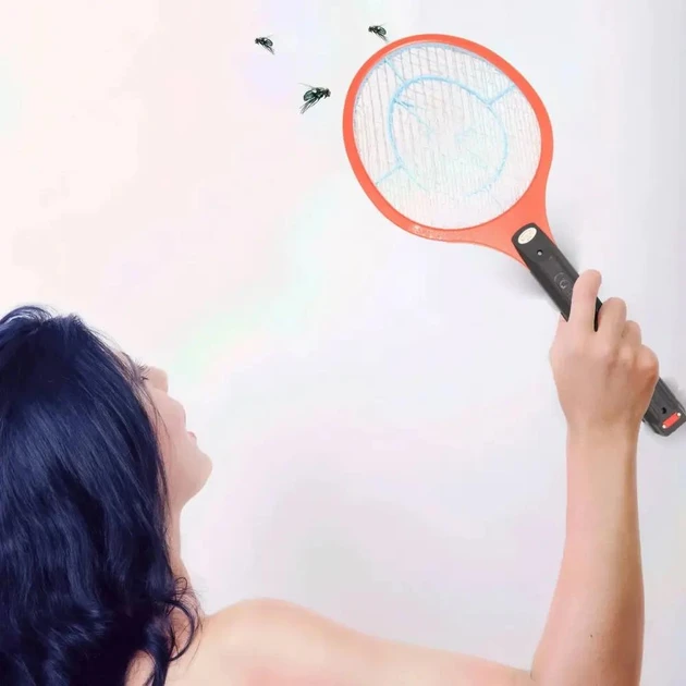 Мухобійка електрична від комах, Акумуляторна мухобійка, Bug catcher – фото 3