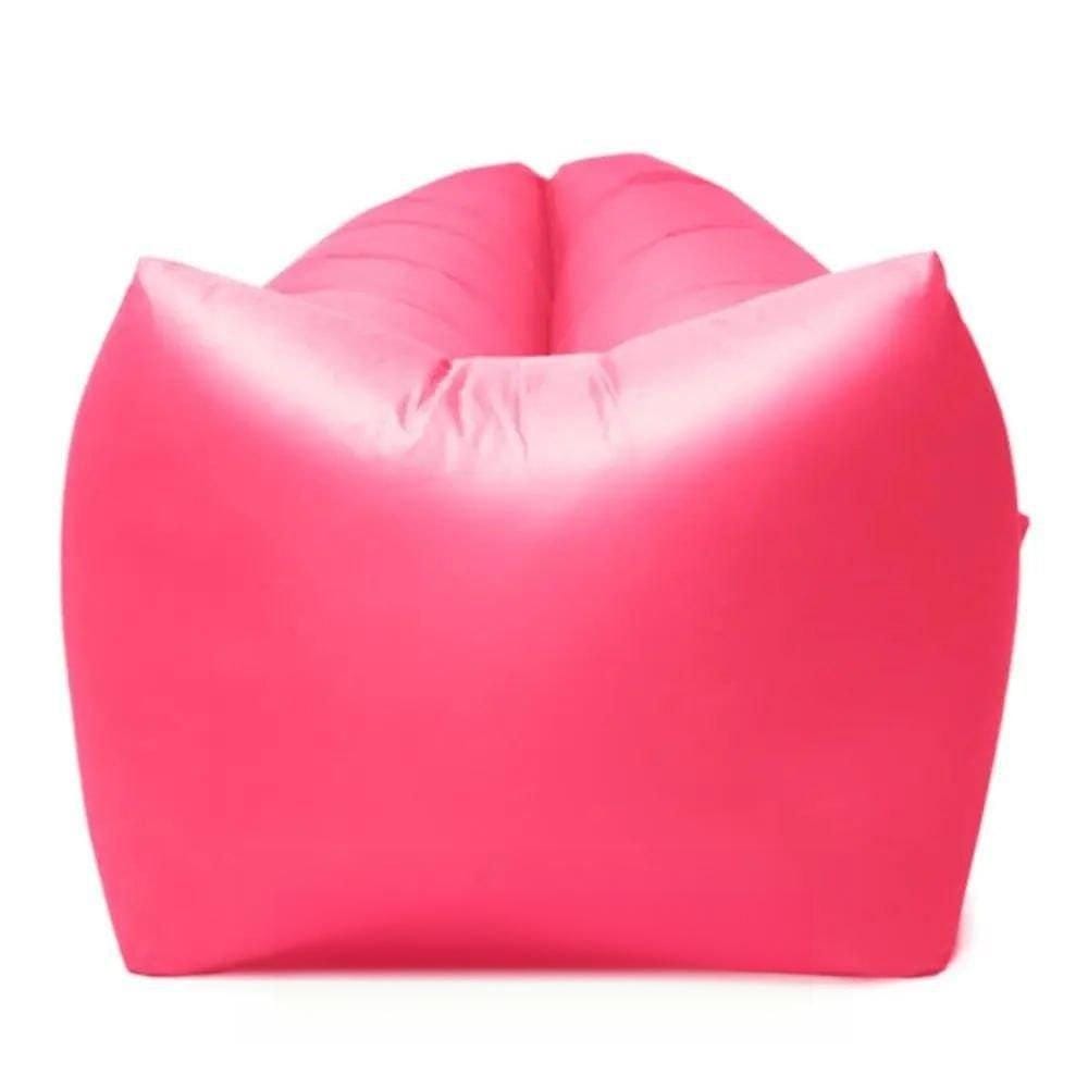 Надувний матрац (180х70 см) AIR SOFA CLOUD, Рожевий/ Шезлонг надувний/ Ламзак – фото 6