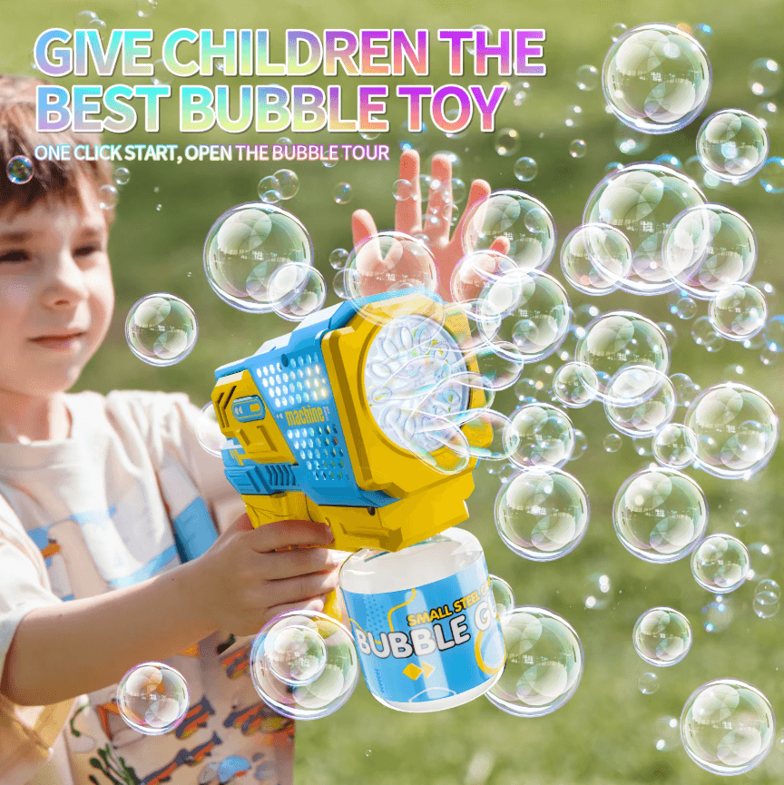 Іграшковий пістолет Бластер генератор мильних бульбашок Bubble Gun P162 – фото 3
