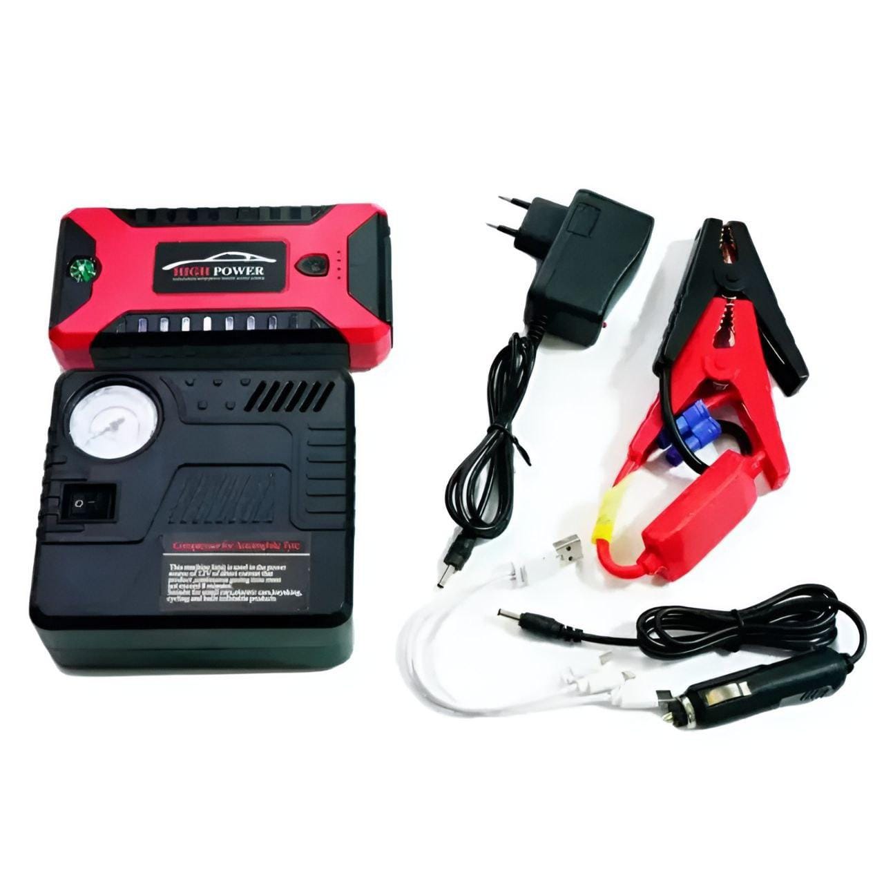 Пускозарядний пристрій 300/600A Jump Starter Pump з компресором 29B 99800 mAh – фото 1