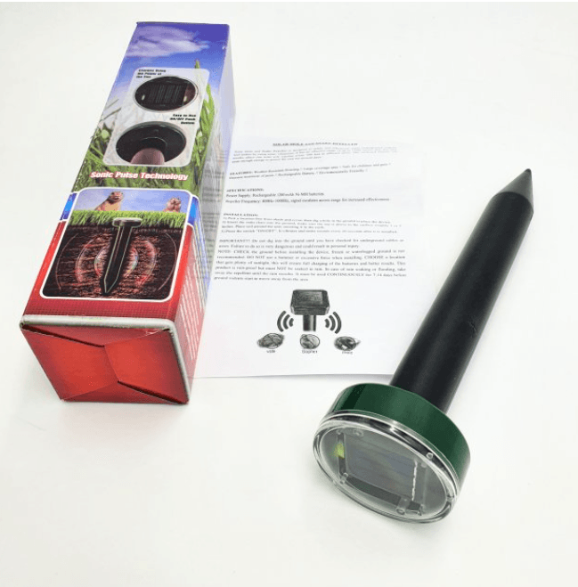 Відлякувач гризунів кротів і комах акумуляторний на сонячній батареї ультразвукової EL-1087 – фото 4