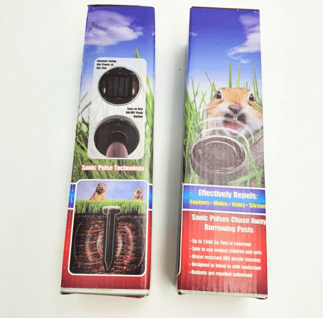 Відлякувач гризунів кротів і комах акумуляторний на сонячній батареї ультразвукової EL-1087 – фото 3