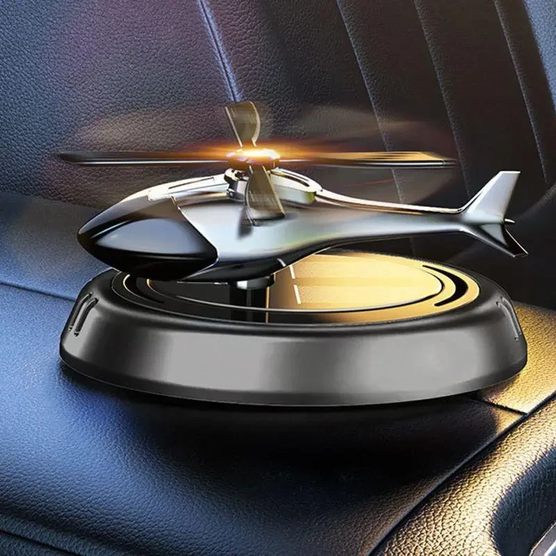 Ароматизатор NEW для автомобіля вертоліт на сонячній батареї Пахучка в машину освіжувач повітря