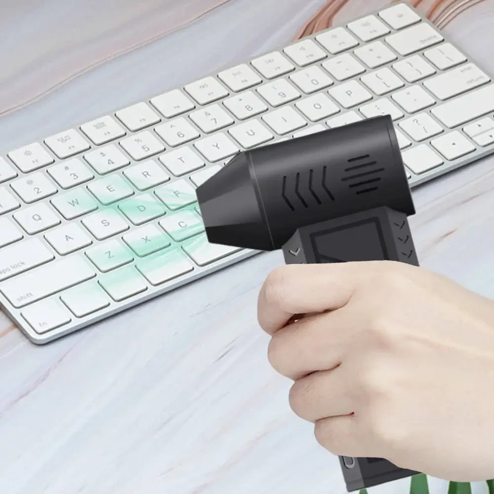 Міні турбовентилятор 5000 мА·год, від USB, ZY7400-SE/PRO/Акумуляторна повітродувка/ Портативний турбофен – фото 2