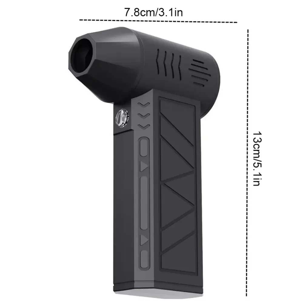 Міні турбовентилятор 5000 мА·год, від USB, ZY7400-SE/PRO/Акумуляторна повітродувка/ Портативний турбофен – фото 5