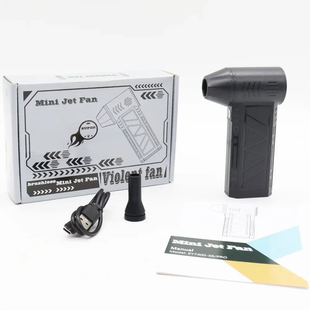 Міні турбовентилятор 5000 мА·год, від USB, ZY7400-SE/PRO/Акумуляторна повітродувка/ Портативний турбофен – фото 8