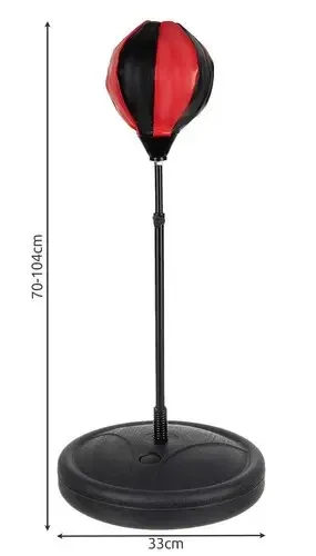 Дитячий боксерський набір Стійка 80-110 см + рукавиці + насос / Боксерська груша на стійці/Гаша для боксу – фото 9