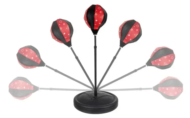 Дитячий боксерський набір Стійка 80-110 см + рукавиці + насос / Боксерська груша на стійці/Гаша для боксу – фото 2