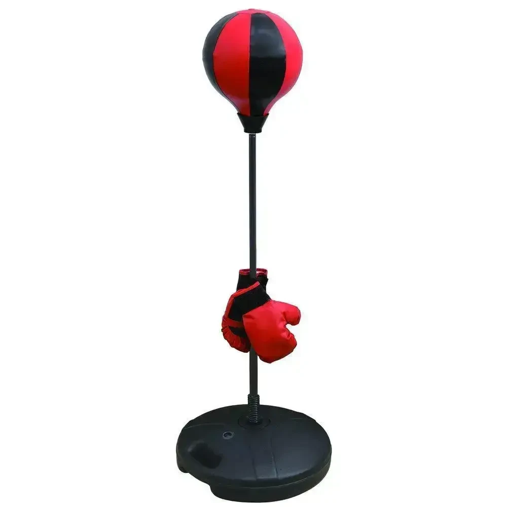 Дитячий боксерський набір Стійка 80-110 см + рукавиці + насос / Боксерська груша на стійці/Гаша для боксу – фото 5