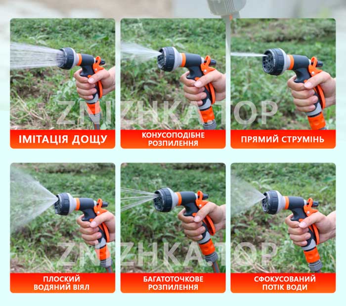 Виды полива с помощью Акумуляторна помпа для води з 2 акумуляторами, розпилювачем і шлангом 5 м Pump-01