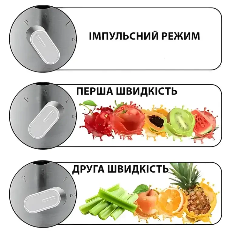 Соковижималка електрична 4в1 (блендер, міміксер, кавомолка) 3000 Вт Zepline ZP-122 Універсальний кухонний до