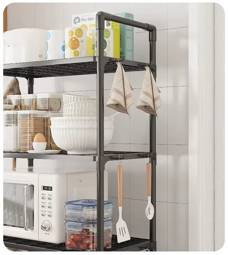 Полиця стелаж для кухні підлогова на 5 ярусів 50х170х30 см Storage rack XL-1330