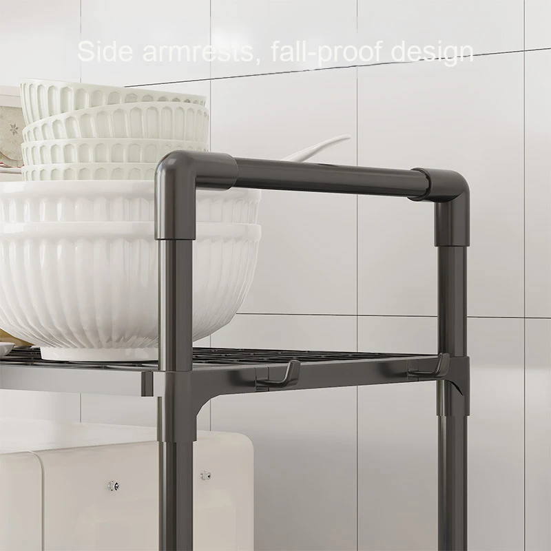 Полиця стелаж для кухні підлогова на 5 ярусів 50х170х30 см Storage rack XL-1330