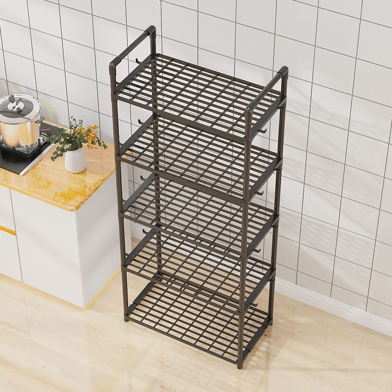 Полиця стелаж для кухні підлогова на 5 ярусів 50х170х30 см Storage rack XL-1330