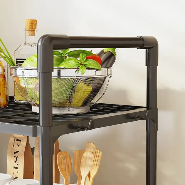 Полиця стелаж для кухні підлогова на 5 ярусів 50х170х30 см Storage rack XL-1330